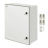 Стальная электромонтажная коробка NEMA 4X, 60x50x23 см, степень защиты IP66, водонепроницаемая и пылезащитная.