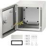 Стальная электромонтажная коробка NEMA 4X, 20x20x15 см, степень защиты IP66 от воды и пыли.