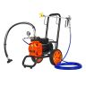 Kalvokäyttöinen ilmaton maaliruisku, 1100 W, 2000 PSI, kärryllä ja jatkotangolla