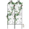 Садовая шпалера для вьющихся растений, нержавеющая сталь, 60x15 см, 2 шт.
