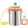 Вакуумная дегазационная камера с крышкой из закаленного стекла, 11,4 л, силиконовая заглушка.