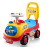 Детская машинка-каталка для детей 1-3 лет, с музыкальным рулем и ящиком для хранения.