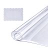 Kirkas PVC-pöytäliina 36 x 72 tuumaa, paksuus 1,5 mm