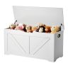 Lasten säilytyspenkki VEVOR ZD-25X03, ilman selkänojaa, Valkoinen, 99 × 48 × 39,5 cm