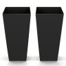 Ruukut VEVOR F3366W-BK, 2 kpl, 35 × 83 × 35 cm