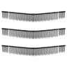 Nurmikonlakaisimen vaihtoharjat VEVOR 919-003B, 3 kpl, Mustat, 75,5 × 10,5 cm