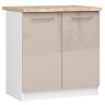 Keittiökaappi OLIWIA S80, työtasolla, valkoinen/beige, 80 × 85 × 46 cm