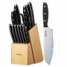 Keittiöveitsisarja VEVOR KD45P71MM40-15PCS, 15 osaa, 180 × 107 × 330 mm