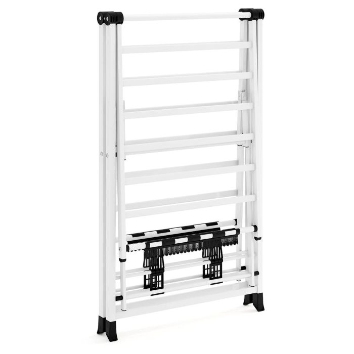 Сушилка для белья 163x56x158 см, бело-чёрного цвета