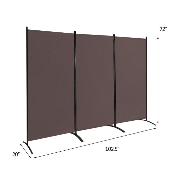 Verho 260x183cm, ruskea/musta väri
