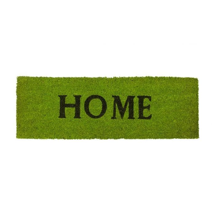 Ovimatto "Home" 72x25 cm, vihreä väri