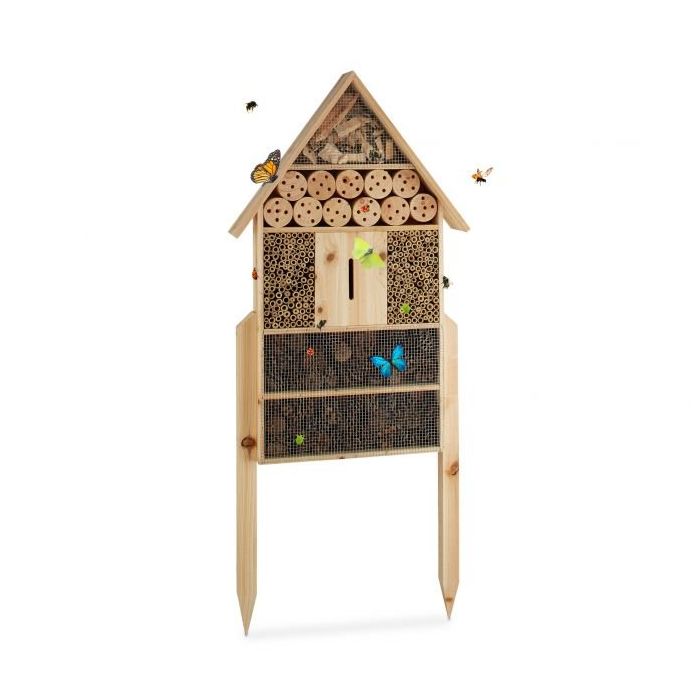Отель для насекомых 79x49x12см., светло-коричневый