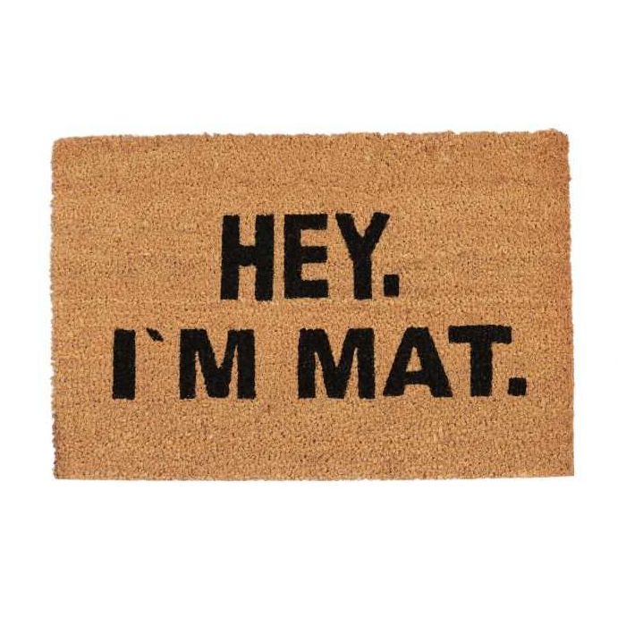 Ovimatto "Hey I'm Mat" 60x40 cm.
