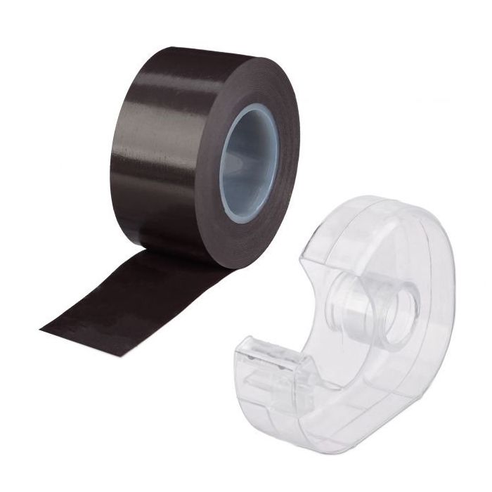 Magneettinen teippi 5m pidikkeillä 7,5x10x2,5 cm.