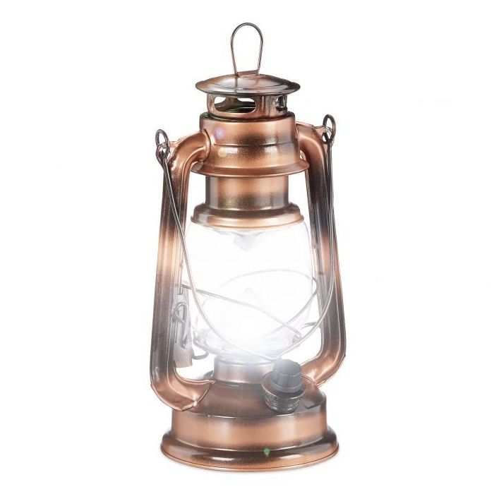 LED-lamppu 24x15x11,5cm, kuparin värinen
