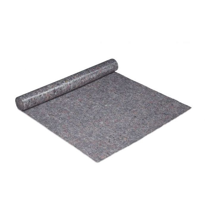 Liukumaton tekstiilisuoja 1x10m., väri harmaa