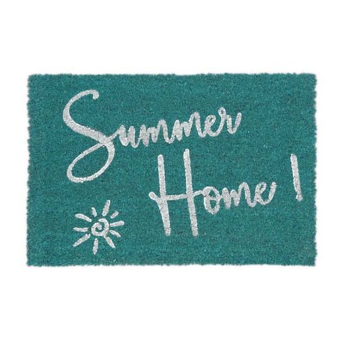 Ovimatto "Summer Home" 60x40 cm, sininen/valkoinen