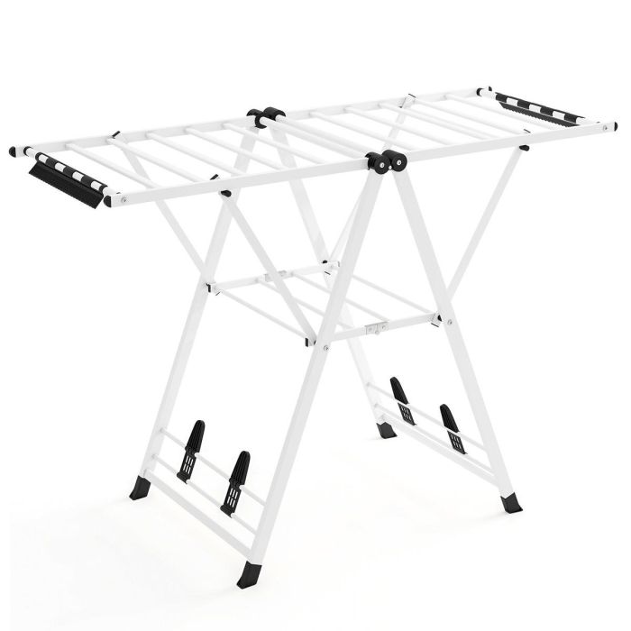 Сушилка для белья 141x56x148см, бело-черного цвета