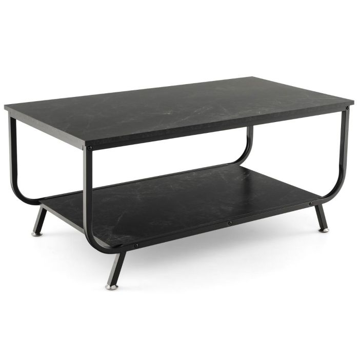 Sohvapöytä 105x55x46,5cm, mustan värinen