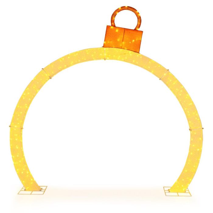 LED joulu-kaari 314x60x313cm, keltainen väri