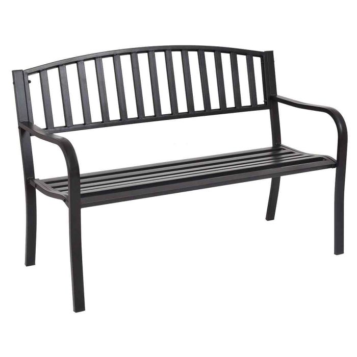 Puutarhapenkit 127x60x87cm, musta väri