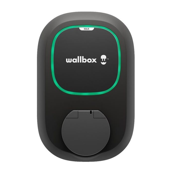 Sähköauton latausasema Wallbox Pulsar MAX Socket, 22 kW, Musta