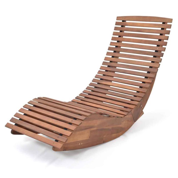 Садовый стул 157x60x76см, светло-коричневый