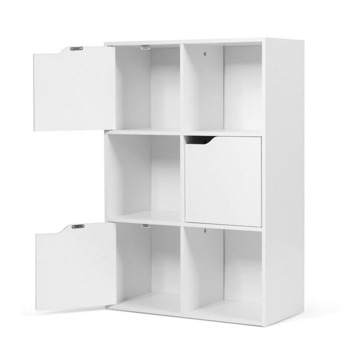Настольная полка 60x29x90см, белого цвета