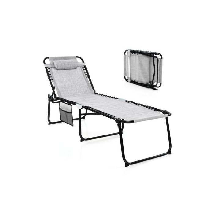 Sänky 188x59x41cm, harmaa/musta väri