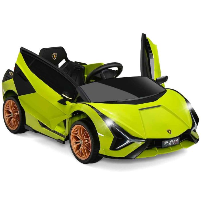 Lasten sähköauto 108x63,5x40,5cm, vihreä/musta
