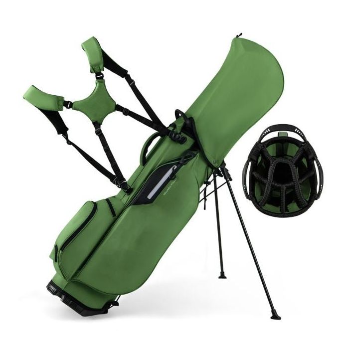Golf-laukku, vihreä/musta