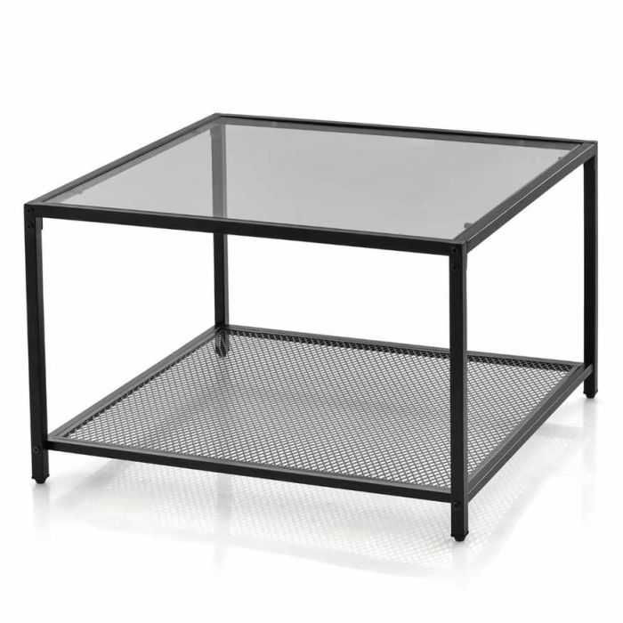 Журнальный столик 70x70x45см, черного цвета
