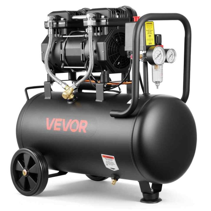 Ilmakompressori VEVOR MZB-1500H-30, 30 l, 1,5 kW, 8 bar, 610 × 330 × 570 mm