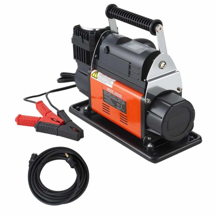 Ilmakompressori VEVOR YD-127-AI, 12 V, LCD-näyttö, 335 × 150 × 227 mm