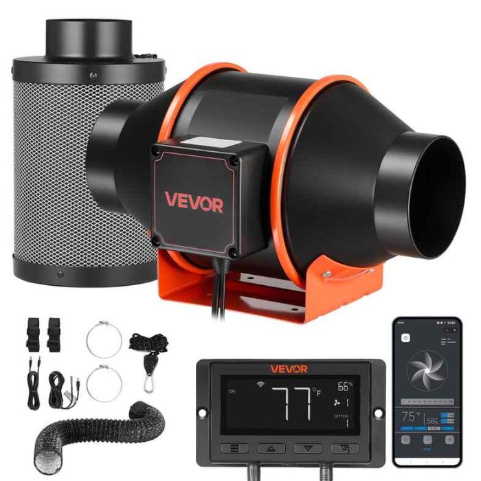 Kanavapuhallin VEVOR HF-100PE, 10 nopeutta