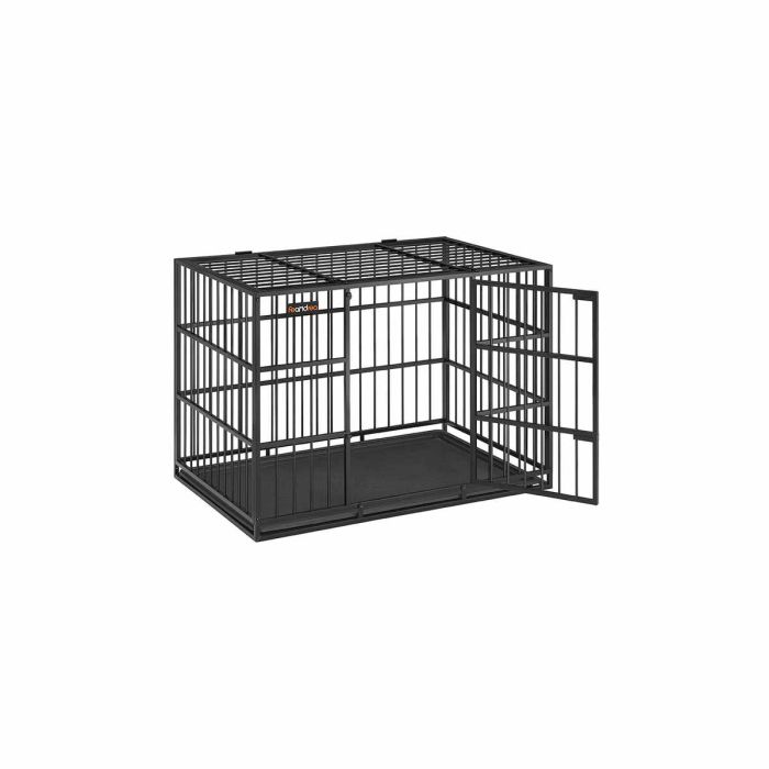 Клетка для собак 107x70x75см., черная