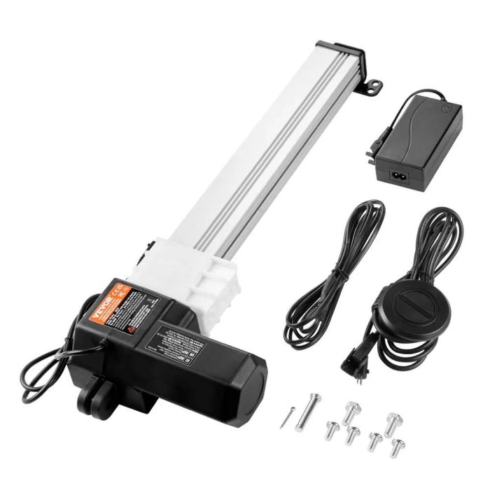 Комплект линейного актуатора 24 В, 33 см, 1,4 см/с, степень защиты IP44.