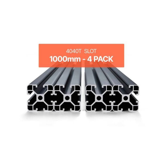4 kpl 39,4 tuuman T-muotoinen 4040 alumiiniprofiili musta