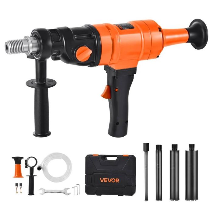 Timanttiporakone betonille, 200 mm, 1500 W, 2 nopeutta