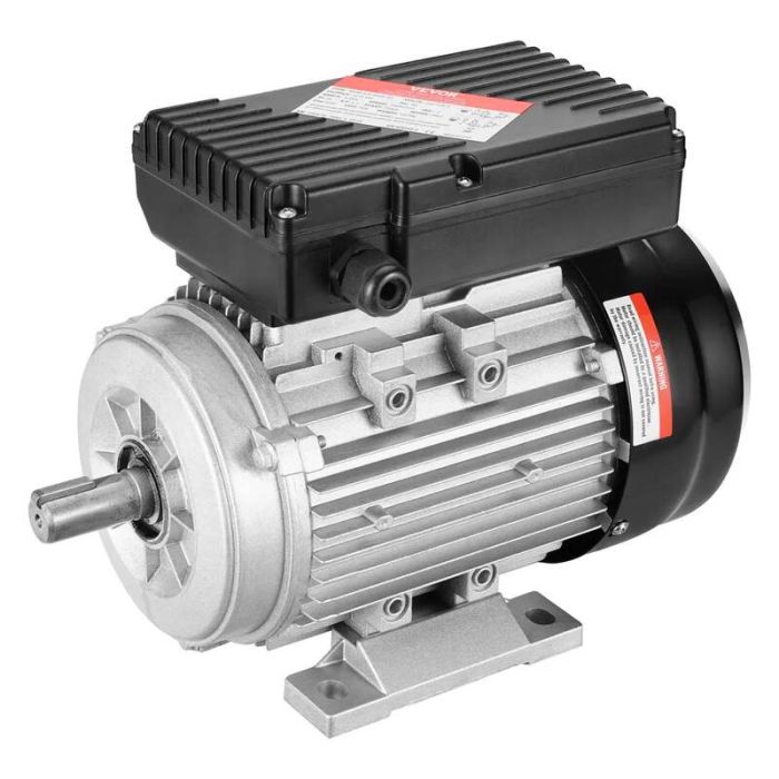 0,75 kW:n yksivaiheinen AC-sähkömoottori, 1400 rpm, 80 B3 -runko