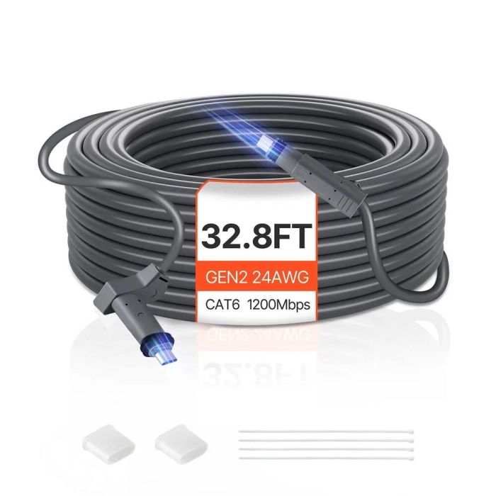 Starlink Gen 2 -kaapeli, 10 m, 24 AWG, 1200 mps