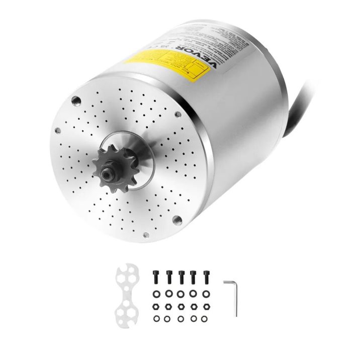 3000 W:n 60 V:n harjaton tasavirtamoottori, 4800 rpm, karting- ja sähköajoneuvoihin