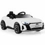 Lasten sähköauto 104x58x41cm, valkoisen/mustan värinen