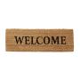 Ovimatto "Welcome" 75x25 cm, vaaleanruskea