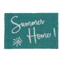 Ovimatto "Summer Home" 60x40 cm, sininen/valkoinen