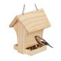 Кормушка для птиц 34,5x17x14 см., светло-коричневый/серебристый цвет