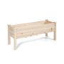 Поднятая грядка 120x43,5x51см, светло-коричневого цвета
