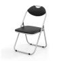 Набор из 6 стульев для столовой 47x46x79см, черный/серебристый цвет