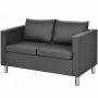 Sohva 120x60x62,5cm, tummanharmaa väri