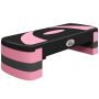Aerobic-stepperi Homcom 80x31x10cm., musta/pinkki